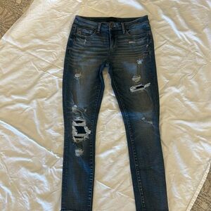 Buckle Black Skinny jeans